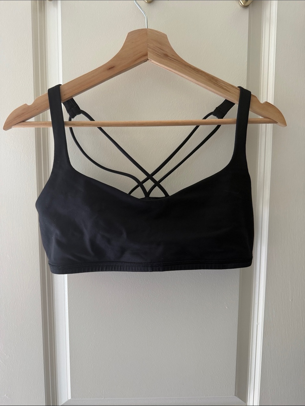 lululemon athletica Black Strappy Sports Bra - 10